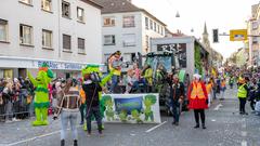 Der Rosenmontagsumzug 2023 in Burbach  (Foto: SR/Pasquale D'Angiolillo)