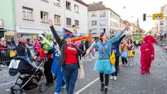 Der Rosenmontagsumzug 2023 in Burbach  (Foto: SR/Pasquale D'Angiolillo)