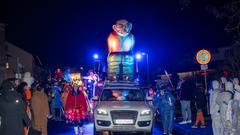 Der SR 3 Prunkwagen auf dem Umzug in Bliesmengen-Bolchen (Foto: SR/Pasquale D'Angiolillo)
