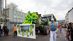 Die Saarlodris auf dem SR 3-Prunkwagen (Foto: Pasquale D'Angiolillo)
