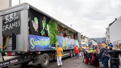 Der Prunkwagen in Dillingen (Foto: Pasquale D'Angiolillo)