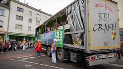 Der Prunkwagen in Dillingen (Foto: Pasquale D'Angiolillo)
