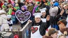 Der SR 3 Prunkwagen auf der närrischen Parade in Wiesbach  (Foto: SR/Pasquale D'Angiolillo)