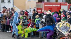 Der SR 3 Prunkwagen auf der närrischen Parade in Wiesbach  (Foto: SR/Pasquale D'Angiolillo)