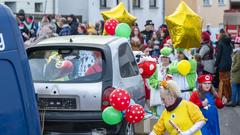 Der SR 3 Prunkwagen auf der närrischen Parade in Wiesbach  (Foto: SR/Pasquale D'Angiolillo)