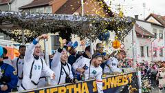 Der SR 3 Prunkwagen auf der närrischen Parade in Wiesbach  (Foto: SR/Pasquale D'Angiolillo)