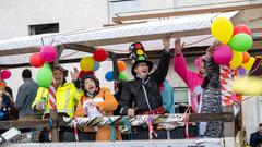 Der SR 3 Prunkwagen auf der närrischen Parade in Wiesbach  (Foto: SR/Pasquale D'Angiolillo)