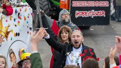 Der SR 3 Prunkwagen auf der närrischen Parade in Wiesbach  (Foto: SR/Pasquale D'Angiolillo)