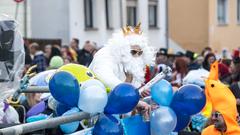 Der SR 3 Prunkwagen auf der närrischen Parade in Wiesbach  (Foto: SR/Pasquale D'Angiolillo)