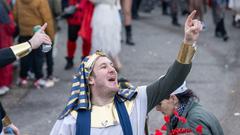 Der SR 3 Prunkwagen auf der närrischen Parade in Wiesbach  (Foto: SR/Pasquale D'Angiolillo)