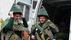 Die SR 3 Tannenbäume auf Geschenke-Tour (Foto: SR/Gina Kuhn)