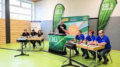 Die dritte Vorrunde beim SR 3 Vereinsduell 2023 (Foto: SR/Dirk Guldner)