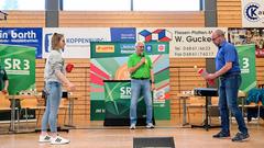 Erstes Vorrundenduell beim SR 3 Vereinsduell 2023 (Foto: Dirk Guldner)
