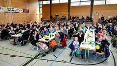 Erstes Vorrundenduell beim SR 3 Vereinsduell 2023 (Foto: Dirk Guldner)
