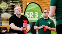 Erstes Vorrundenduell beim SR 3 Vereinsduell 2023 (Foto: Dirk Guldner)