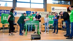 Erstes Vorrundenduell beim SR 3 Vereinsduell 2023 (Foto: Dirk Guldner)
