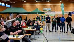 Erstes Vorrundenduell beim SR 3 Vereinsduell 2023 (Foto: Dirk Guldner)