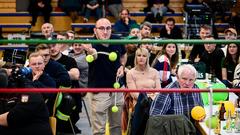 Erstes Vorrundenduell beim SR 3 Vereinsduell 2023 (Foto: Dirk Guldner)