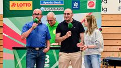 Erstes Vorrundenduell beim SR 3 Vereinsduell 2023 (Foto: Dirk Guldner)