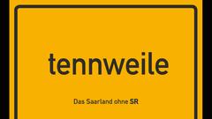 SR Postkarte mit Ortsschildern und Namen aus dem Landkreis Neunkirchen (Foto: SR)