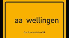 SR Postkarte mit Ortsschildern mit Ortsnamen aus dem Landkreis Saarlouis ohne "S" und "R". (Foto: SR)