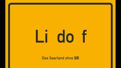 SR Postkarte mit Ortsschildern mit Ortsnamen aus dem Landkreis Saarlouis ohne "S" und "R". (Foto: SR)