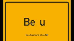 SR Postkarte mit Ortsschildern mit Ortsnamen aus dem Landkreis Saarlouis ohne "S" und "R". (Foto: SR)