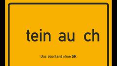 SR Postkarte mit Ortsschildern mit Ortsnamen aus dem Landkreis Saarlouis ohne "S" und "R". (Foto: SR)