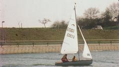 Segelboot auf dem Losheimer Stausee (Foto: SR)