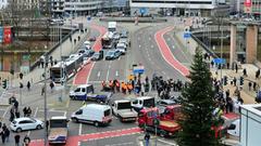 Blockade der Wilhelm-Heinrich-Brücke in Saarbrücken (Foto: Sebastian Knöbber/SR)