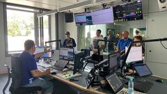 Hörerbesuch bei Christian Job im SR 3-Studio am Tag der offenen Tür (Foto: SR/Jil Kalmes)