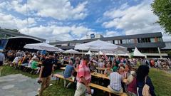 Festplatz beim Tag der offenen Tür (Foto: SR/ Raphael Klein)