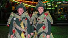Tannenschilling und Tannenfriemel auf dem Saarbrücker Weihnachtsmarkt (Foto: SR/Gina Kuhn)