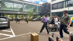 Hinter der Kamera beim saarländischen Tatort-Dreh (Foto: SR/Martina Kind)