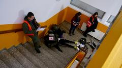 Terrorübung im Illtal-Gymnasium (Foto: Pasquale D'Angiolillo)