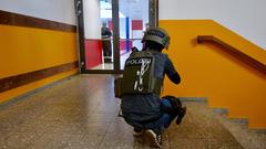 Terrorübung im Illtal-Gymnasium (Foto: Pasquale D'Angiolillo)