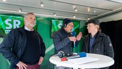 Der Treffpunkt Ü-Wagen in Oberesch (Foto: SR/Dirk Guldner)