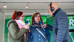 Der Treffpunkt Ü-Wagen in Oberesch (Foto: SR/Dirk Guldner)