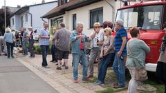 Der Treffpunkt Ü-Wagen in Lummerschied am 28.07.2017 (Foto: Pasquale D'Angiolillo)