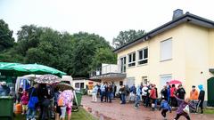 Der Treffpunkt Ü-Wagen am 18.08.2017 in Neunkirchen beim Fußballverein FV Neunkirchen (Foto: Dirk Guldner)