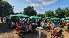 Das Treffpunkt-Ü-Wagen-Fest in Bliesen (Foto: SR/Sebastian Müller)