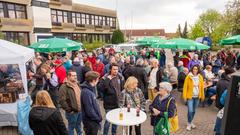 Der Treffpunkt Ü-Wagen in Ormesheim am 26. April 2024 (Foto: SR/Sebastian Knöbber)