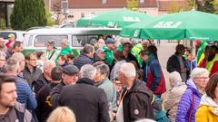 Der Treffpunkt Ü-Wagen in Ormesheim am 26. April 2024 (Foto: SR/Sebastian Knöbber)