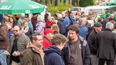 Der Treffpunkt Ü-Wagen in Ormesheim am 26. April 2024 (Foto: SR/Sebastian Knöbber)