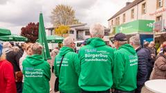 Der Treffpunkt Ü-Wagen in Ormesheim am 26. April 2024 (Foto: SR/Sebastian Knöbber)