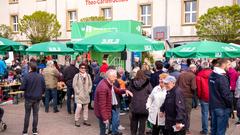 Der Treffpunkt Ü-Wagen in Ormesheim am 26. April 2024 (Foto: SR/Sebastian Knöbber)