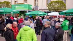 Der Treffpunkt Ü-Wagen in Ormesheim am 26. April 2024 (Foto: SR/Sebastian Knöbber)