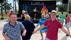 Zumba-Spaß auf dem Hotelgelände (Foto: SR)