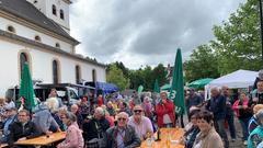 Das Treffpunkt Ü-Wagen-Fest in Alsweiler (Foto: SR/Dorothee Scharner)