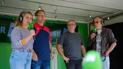 Das Treffpunkt Ü-Wagen-Fest in Besch (Foto: SR/Sebastian Knöbber)